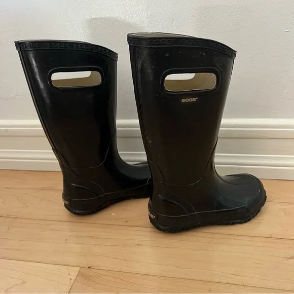 Bogs Rubber Rain Boots in black - Picture 7 of 13